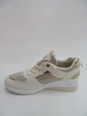 Buty sportowe damskie na koturnie (36-41) XN-136 BEIGE