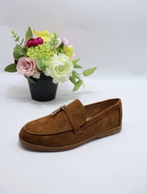 Mokasyny damskie na płaskim (36-41) 1837 CAMEL