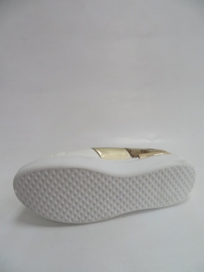 Buty sportowe damskie na koturnie (36-41) AB990 WHITE/GOLD