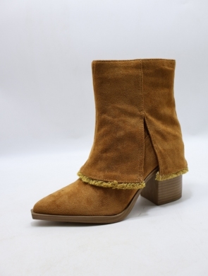 Botki damskie na obcasie (36-41) AA-11 CAMEL