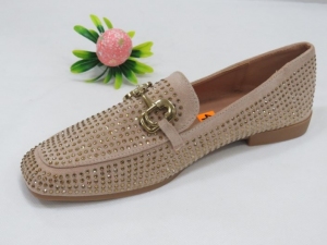 Mokasyny damskie na płaskim (36-41) 333-188 BEIGE