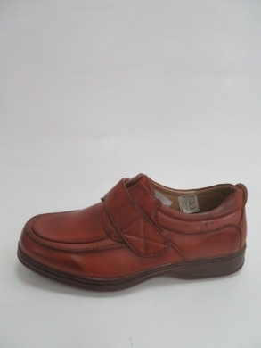 Półbuty męskie -skórzane (40-46) E1820-2 LBROWN