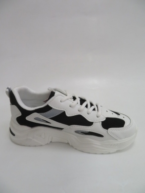 Sneakersy damskie niskie (36-41) 627 WHITE/BLACK