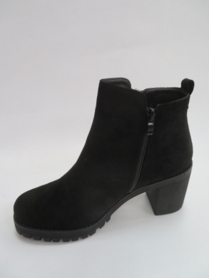 Botki damskie jesienne na obcasie (36-41) 7050-A92 BLACK