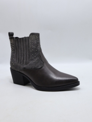 Botki damskie ocieplane na obcasie (36-41) RQ2033-2
