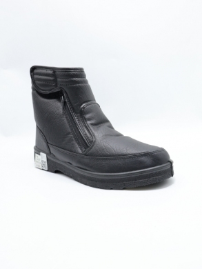 Botki męskie ocieplane (42-47) 092 BLACK