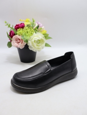 Półbuty damskie na płaskim (36-42) 6911 BLACK