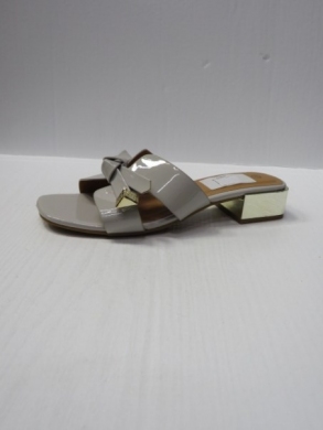 Klapki damskie na obcasie (36-41) CEO513 GREY