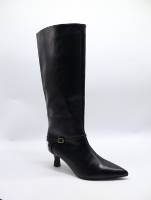 Kozaki damskie na szpilce (36-41) 9671 BLACK