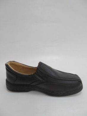 Półbuty męskie -skórzane (40-46) 2079 BLACK