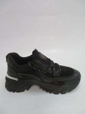 Sneakersy damskie niskie (36-41) F050 BLACK