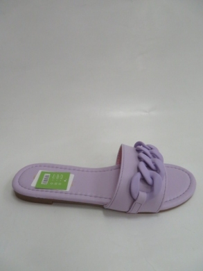 Klapki damskie na płaskim (36-41) W-19 PURPLE
