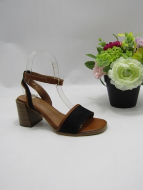 Sandały damskie na obcasie (36-41) S-255 BLACK