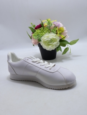 Buty sportowe damskie na płaskim (36-41) D06-P3 PURE/WH