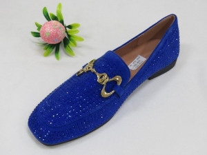 Mokasyny damskie na płaskim (36-41) 3670 BLUE