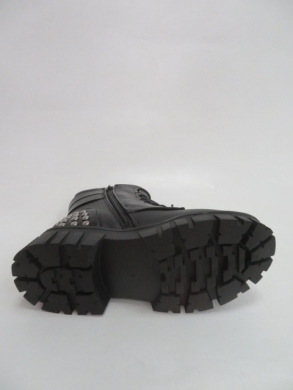 Botki dziewczęce ocieplane (31-36) 7720C  BLACK