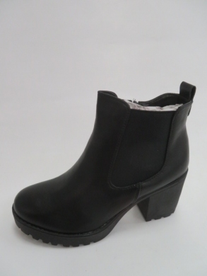 Botki damskie jesienne na obcasie (36-41) XT06P BLACK