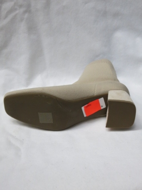 Botki damskie na obcasie (36-41) 1893-1 BEIGE