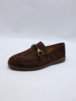 Mokasyny damskie na płaskim (36-41) 1885 BROWN