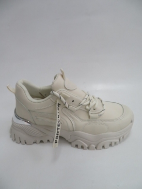 Sneakersy damskie niskie (36-41) BL211 BEIGE