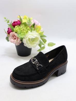 Półbuty damskie na obcasie (36-41) XYX-24218 BLACK