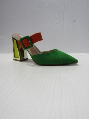 Sandały damskie na obcasie (36-41) 38-269 GREEN