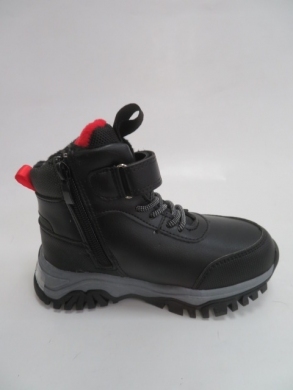 Botki chłopięce ocieplane (26-31) F837 BLACK