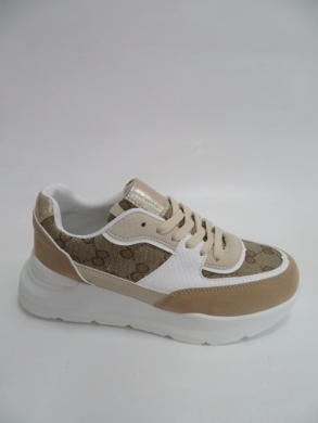 Sneakersy damskie niskie (36-41) QS-38 WHITE
