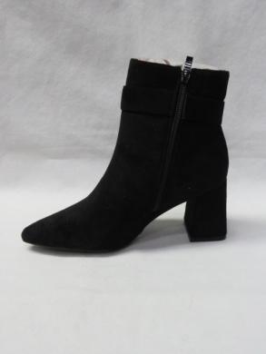 Botki damskie na obcasie (36-41) DE927 BLACK