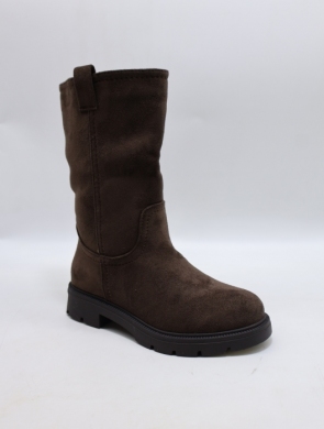 Kozaki dziewczęce ocieplane (31-36) 5886L BROWN