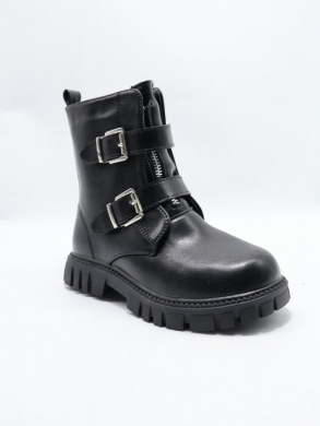 Botki dziewczęce ocieplane (31-36) 2256 BLACK