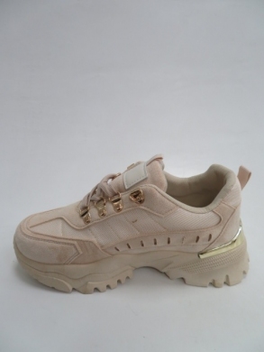 Sneakersy damskie niskie (36-41) 5311 BEIGE