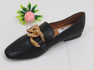 Mokasyny damskie na płaskim (36-41) BL043 BLACK