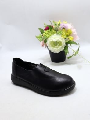 Półbuty damskie na płaskim (37-42) 6909 BLACK