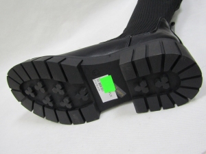 Kozaki damskie na płaskim (36-41) QT12 BLACK