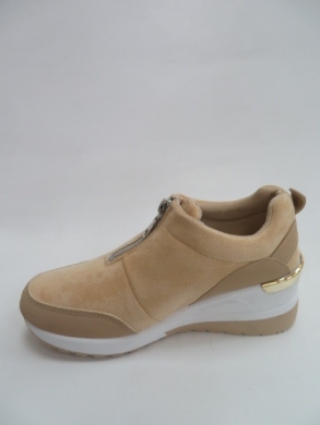 Buty sportowe damskie na koturnie (36-41) AA23 KHAKI