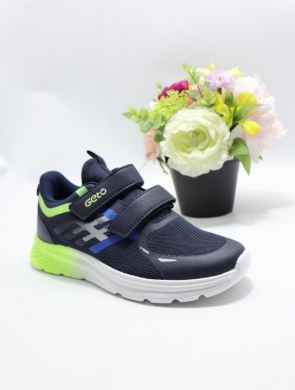 Buty sportowe chłopięce (32-37) A521 BLUE/GREEN