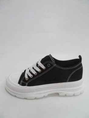 Trampki Damskie na koturnie (36-41) 1142-1 BLACK