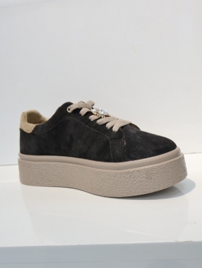 Buty sportowe damskie na płaskim (36-41) GD-FT-117A D.COFFE