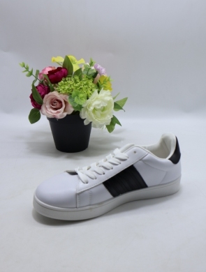 Buty sportowe damskie na płaskim (36-41) D199-3 WH/BL