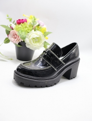Półbuty damskie na obcasie (36-41) 9526A-1 BLACK