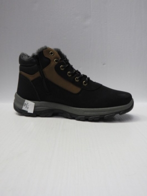 Trapery męskie ocieplane (40-46) 6003-5 BLACK/BROWN