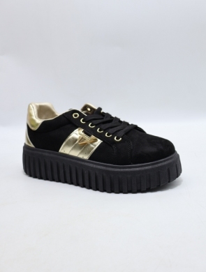 Buty sportowe damskie na płaskim (36-41) LLS-16 BLACK