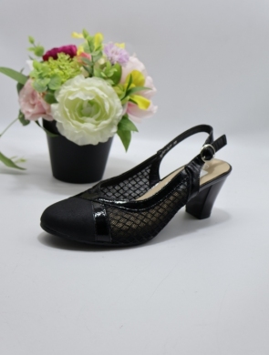 Sandały damskie na obcasie (36-41) J-327 BLACK