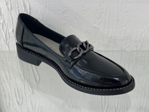 Mokasyny damskie na płaskim (36-41) GD-FL710 BLACK