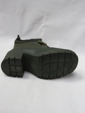 Botki damskie na obcasie (36-41) AF1025 ARMY/GREEN