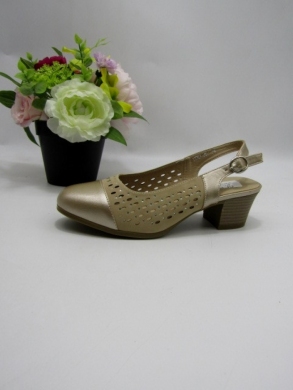 Sandały damskie na obcasie (36-41) J-257 BEIGE