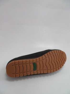 Mokasyny damskie na płaskim (36-41) 25-327 BLACK
