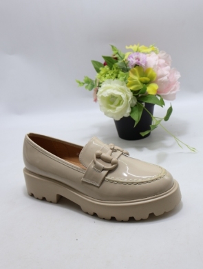 Mokasyny damskie na płaskim (36-41) YDF-26B BEIGE