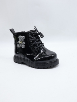 Botki dziewczęce ocieplane (20-25) 8973A BLACK